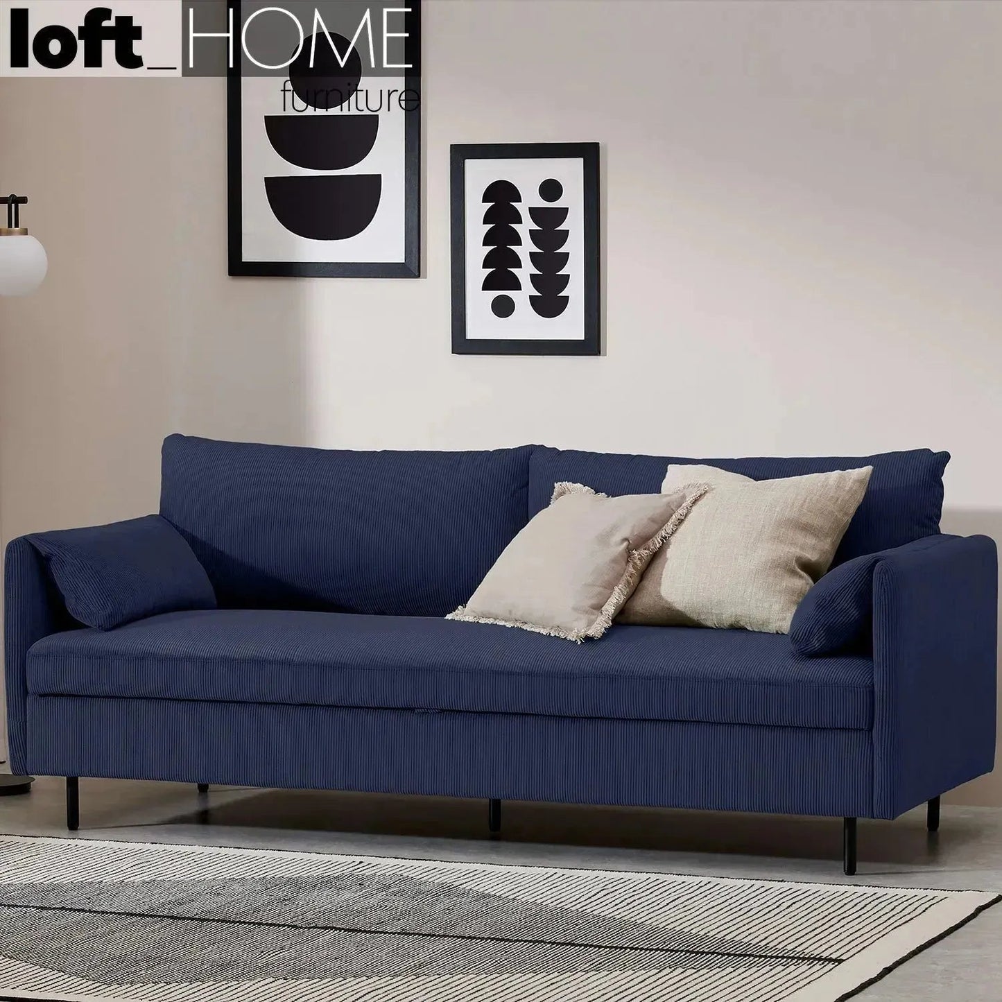 Modern Velvet Sofa Bed HITOMI