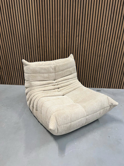 Ligne Roset Togo Curduroy/Ribbed Beige